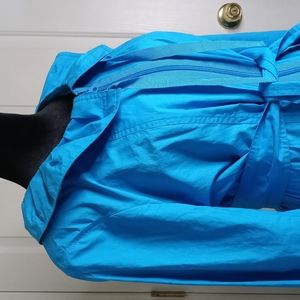 Kristen Davis Blue Trench Coat Size M